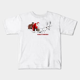 Oh Deer Its Christmas Kids T-Shirt